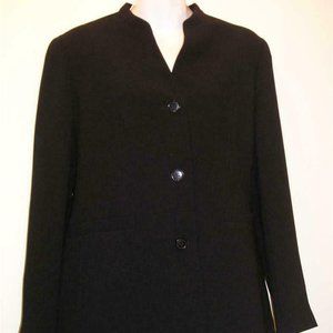NEW Talbots Petites Womens Jacket Blazer 2P Black